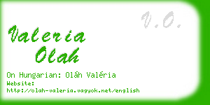 valeria olah business card